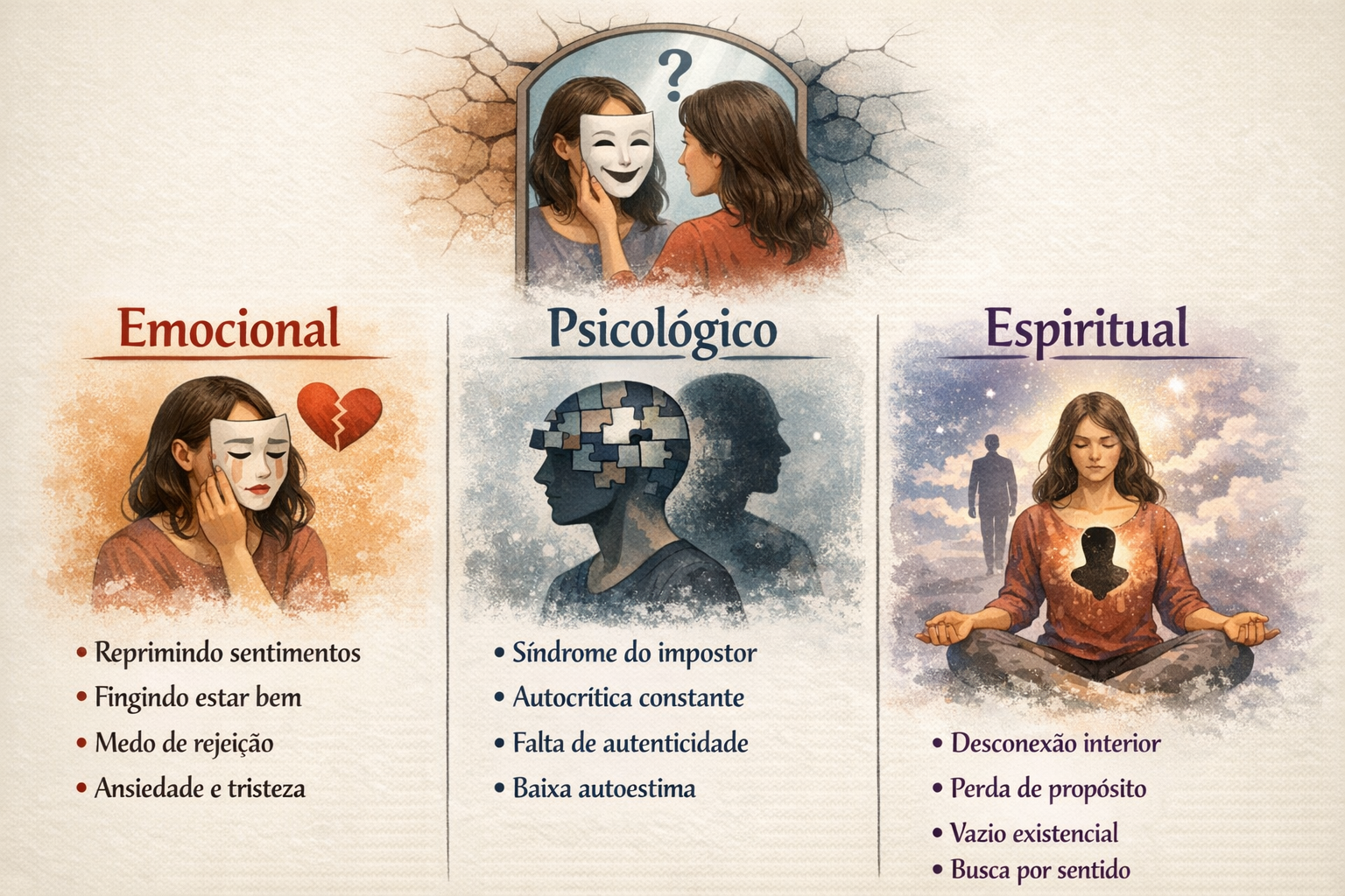 Você está sendo falso ou apenas confuso? Descubra a verdade por trás disso